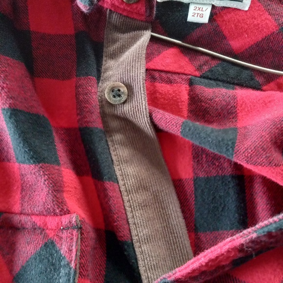 Canadiana Flannel Shirt- Men's-SZ XXL - Picture 4 of 5